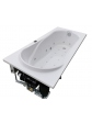 Whirlpool massage tub rectangular ExclusiveLine IVEA 150x75 cm - 7